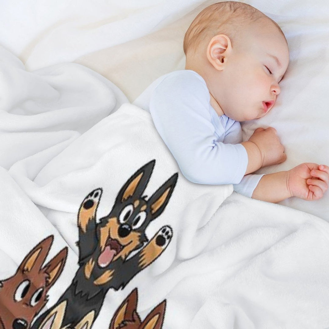 Kelpie Pile Gift-ready Throw Blanket