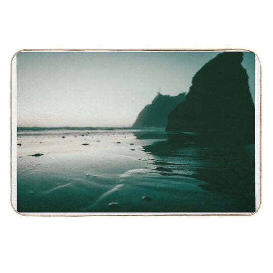 Ruby Beach at Sunset – Olympic National Park, Washington Coast  Odorless Bath Mat