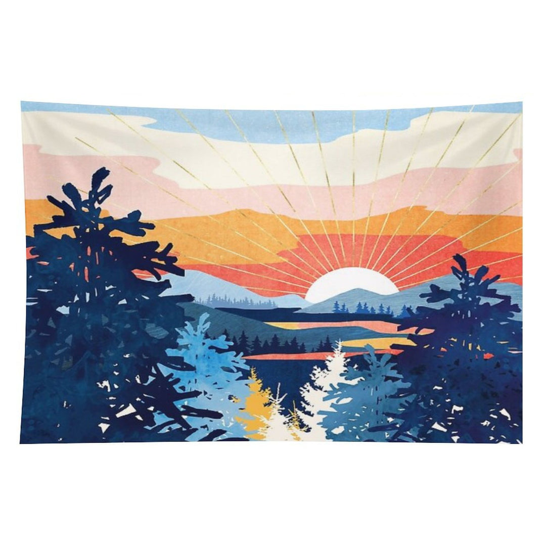 Sunset Lake Tapestry