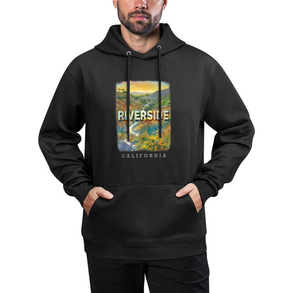 Riverside California CA Natural Landscapes SD425 Colorfast Hoodie