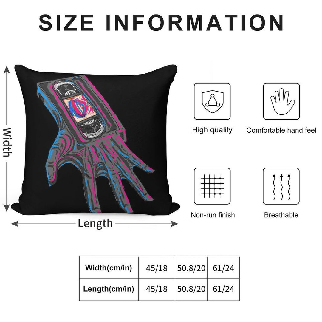 LONG LIVE THE NEW FLESH Soft Bedroom Essential Throw Pillow