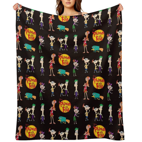 Phineas And Ferb Eco-conscious Throw Blanket