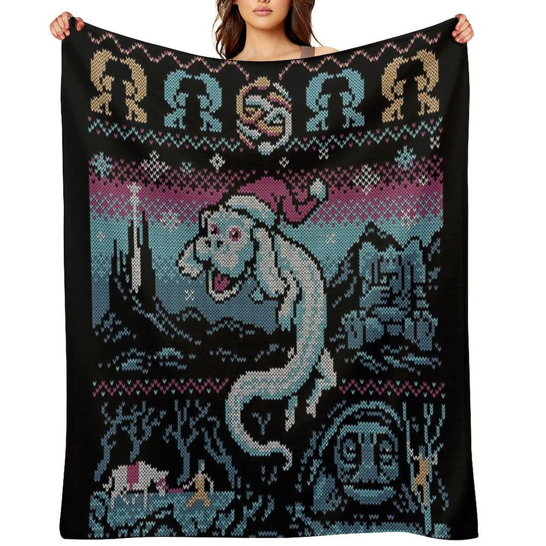Neverending Christmas Anti-pilling Throw Blanket