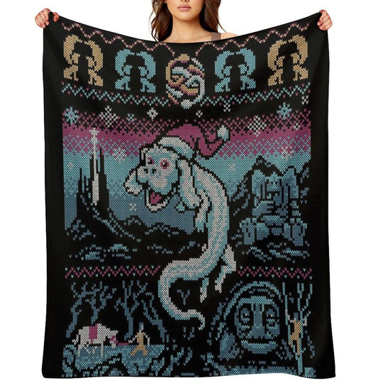 Neverending Christmas Anti-pilling Throw Blanket