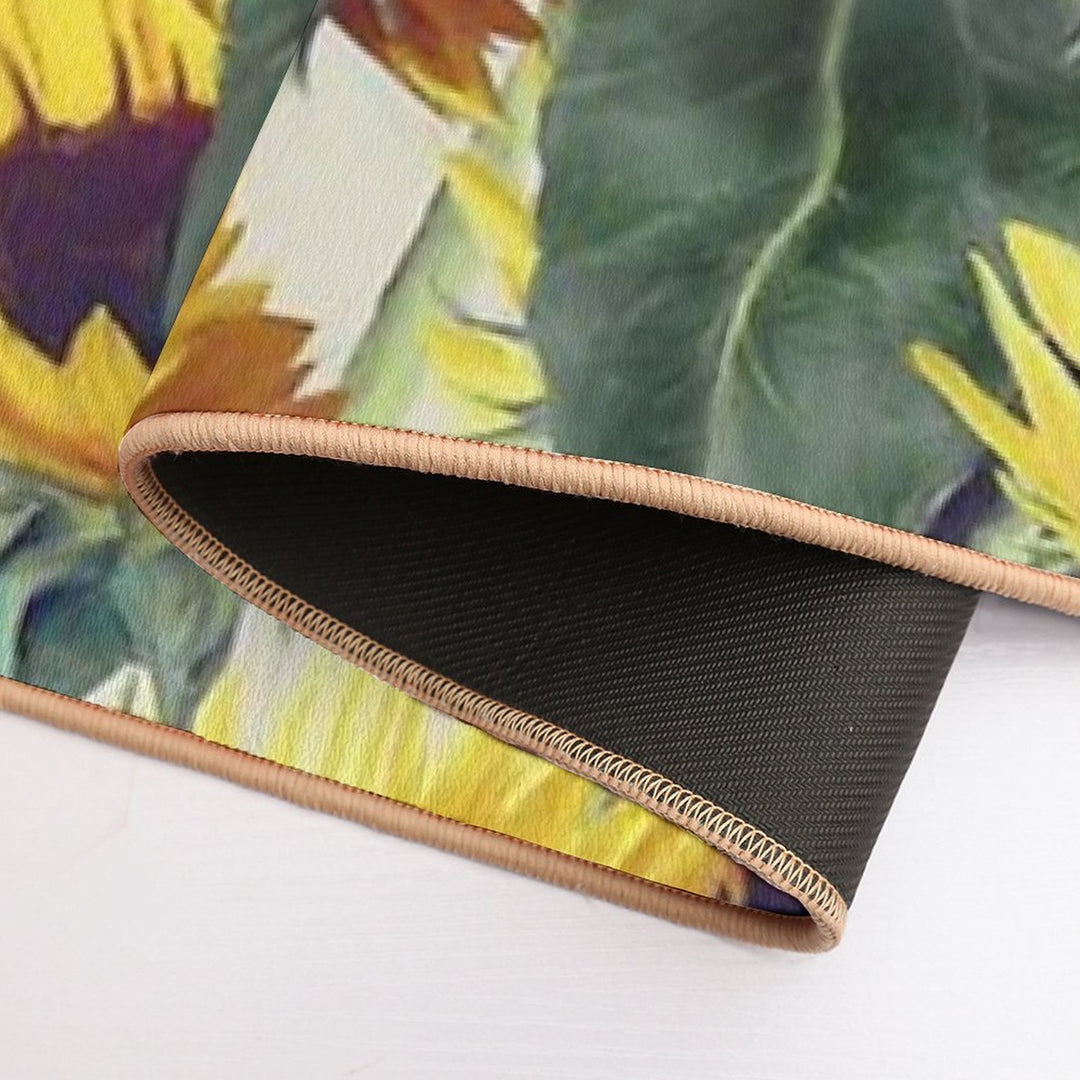 Sunflowers Forever  Rapid-Drying Bath Mat