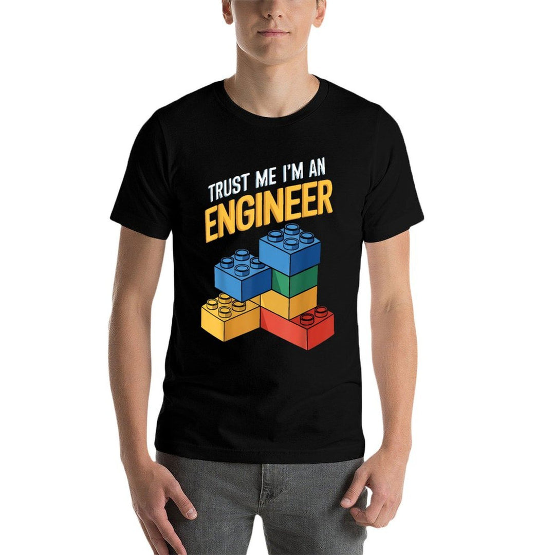 Im An Engineer Kids Brick Builder Bricks Building Blocks  Wrinkle-resistant T-Shirt