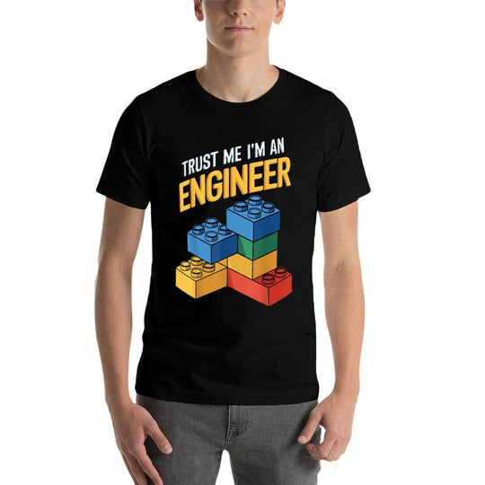 Im An Engineer Kids Brick Builder Bricks Building Blocks  Wrinkle-resistant T-Shirt