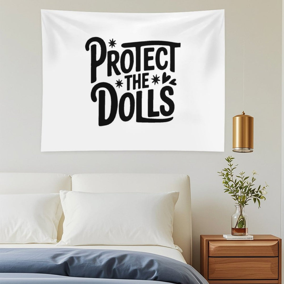 Protect The Dolls T-Shirt – Trans Rights Support Tee  LGBTQ+ Inclusive Pride Shirt Tapestry