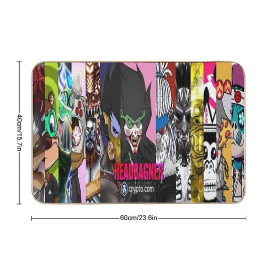 HeadBanger's Banner Durable Bath Mat
