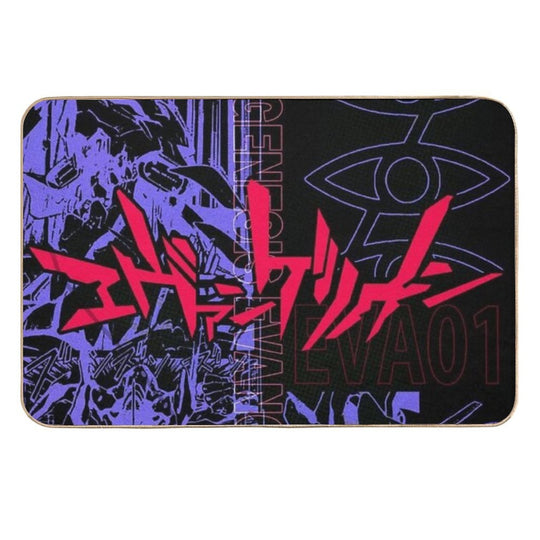 Neon Genesis Evangelion Cool Anime Design  Multi-Purpose Bath Mat