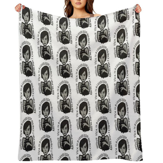YOUR VICE IS A LOCKED ROOM AND ONLY I HAVE THE KEY Compact Throw Blanket