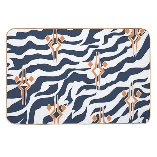 Ahsoka Tano Lekkus Pattern with Fulcrum Logo  Long-Lasting Bath Mat