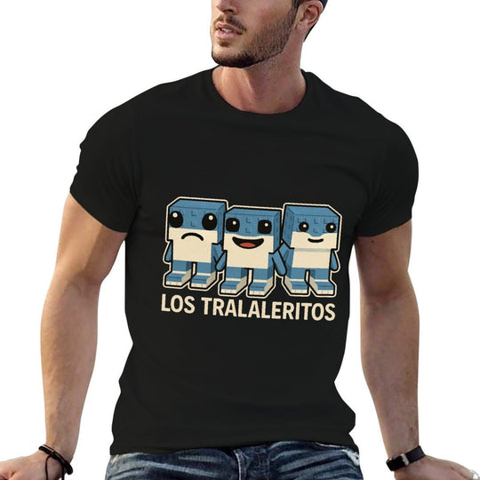 Los Tralaleritos - Funny Italian Brainrot Cringe Kids Meme  Eco-friendly Material T-Shirt