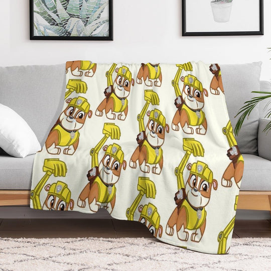 PAW Patrol Rubble Shrink-resistant Throw Blanket