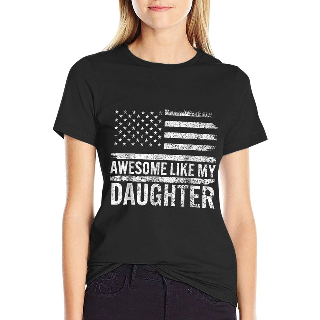 Awesome Like My Daughter Gifts Men Funny Fathers Day Dad  Moisture-wicking T-Shirt