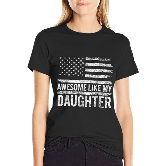 Awesome Like My Daughter Gifts Men Funny Fathers Day Dad  Moisture-wicking T-Shirt
