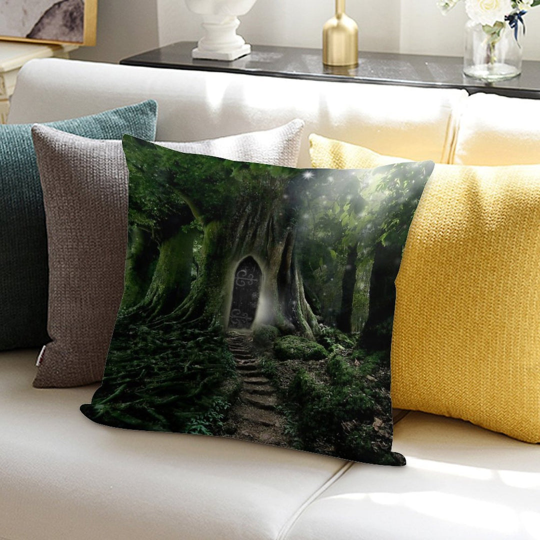 Doorway to Lothlorien Soft Decorative Cover Throw Pillow