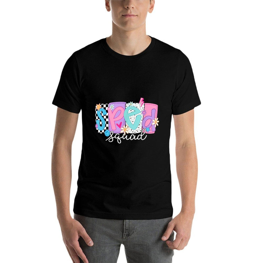 SPED Teacher Squad Floral Special Education Back to School  Versatile T-Shirt