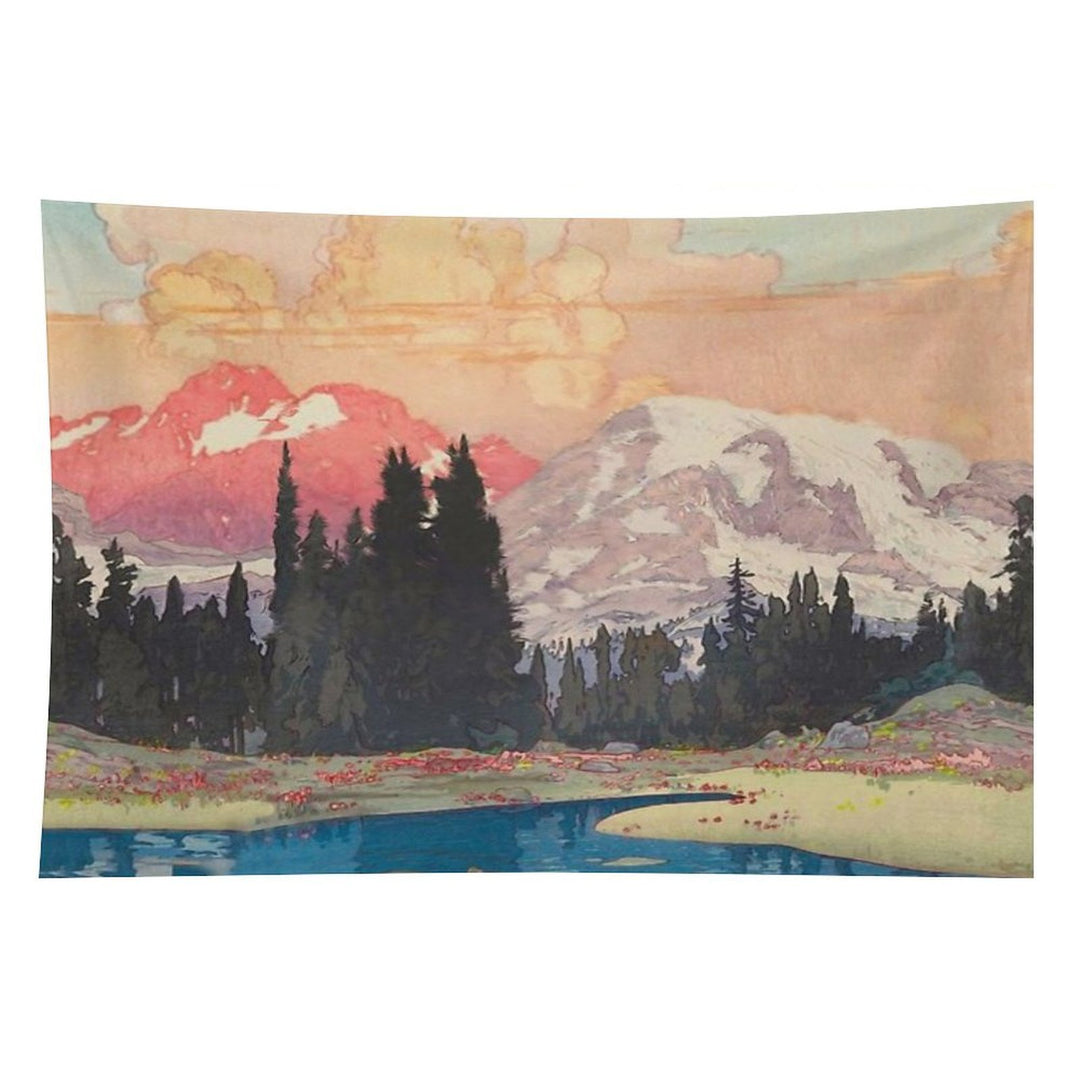 Storms over Keiisino - Nature Landscape Tapestry