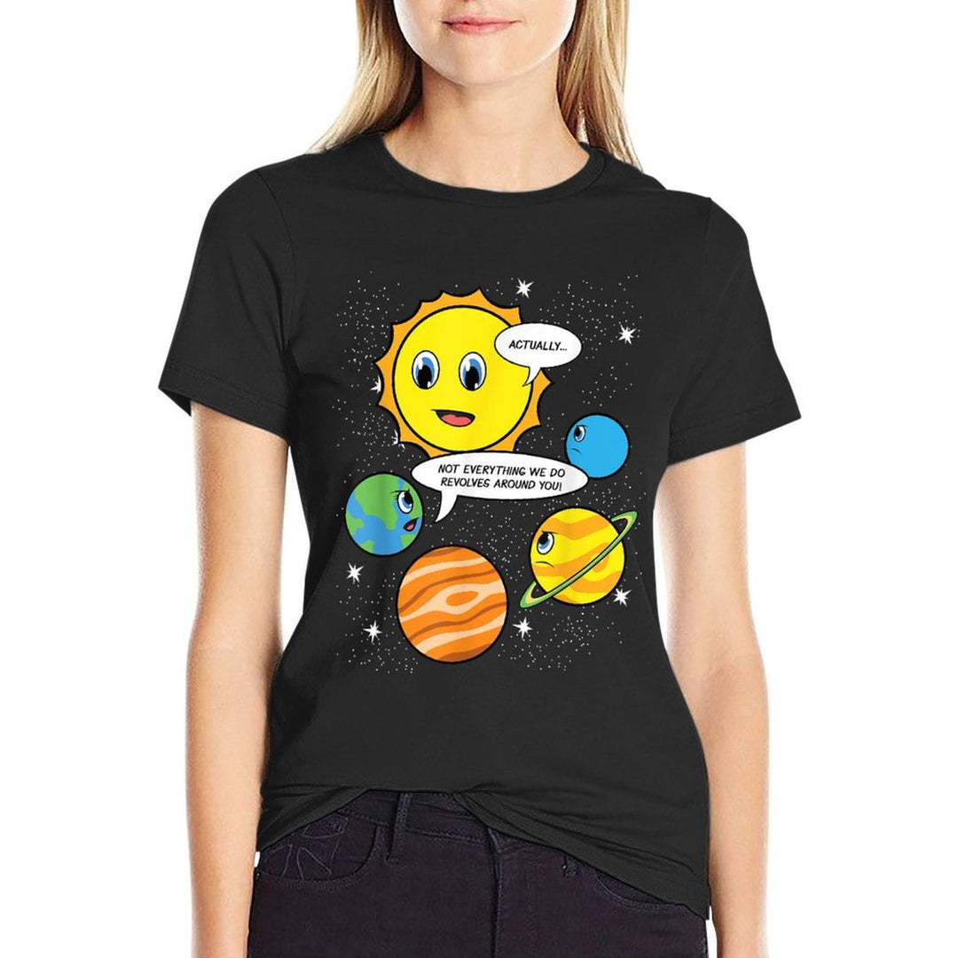 Earth Sun Moon for A Space Fan  Lightweight T-Shirt
