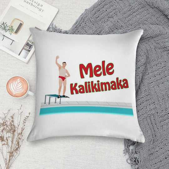 Christmas Vacation - Mele Kalikimaka Soft Shrink-Resistant Throw Pillow