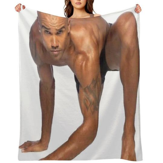 Shemar Moore Compact Throw Blanket