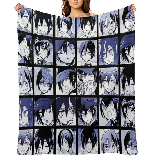 Shuichi Manga Collection (Colored) Plush Throw Blanket