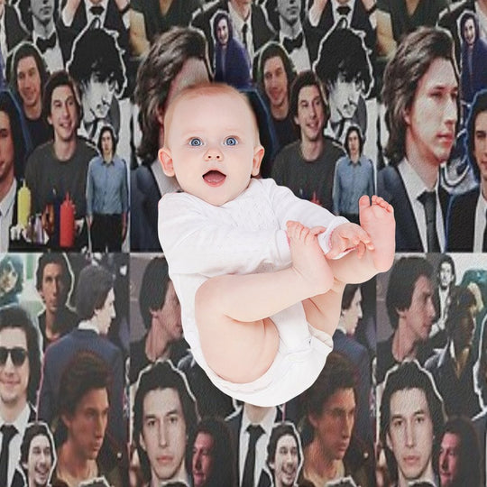 Assorted Adam Driver Collage Eco-conscious Throw Blanket