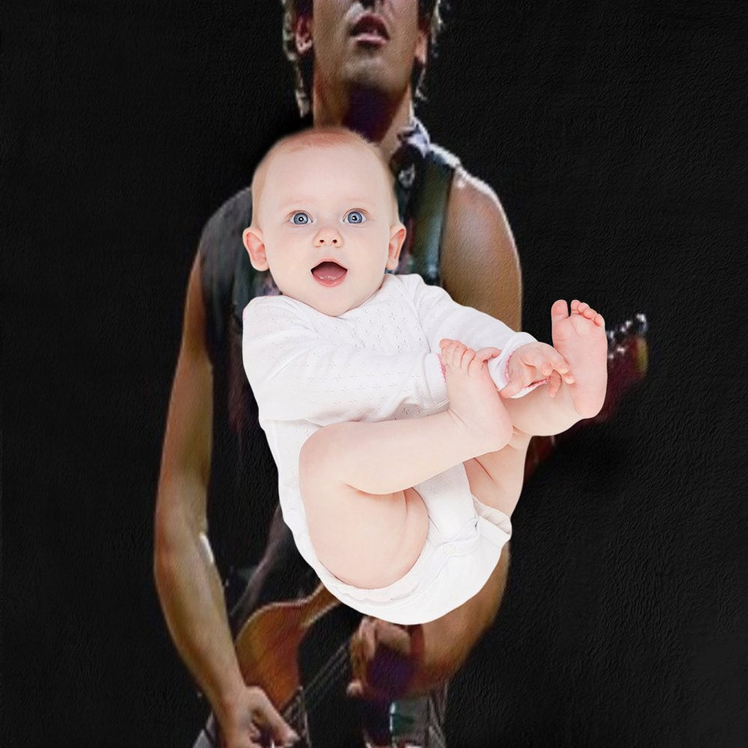 Bruce Springsteen = Born In The USA Lightweight Throw Blanket