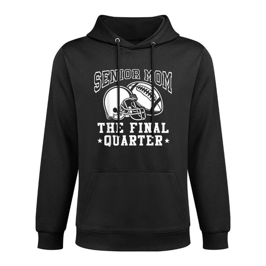 Senior Football Mom The Final Quarter Class of 2026 Medium-Weight Fabric Hoodie