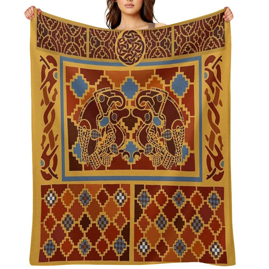 Imagining Sutton Hoo The Eagles Plush Throw Blanket