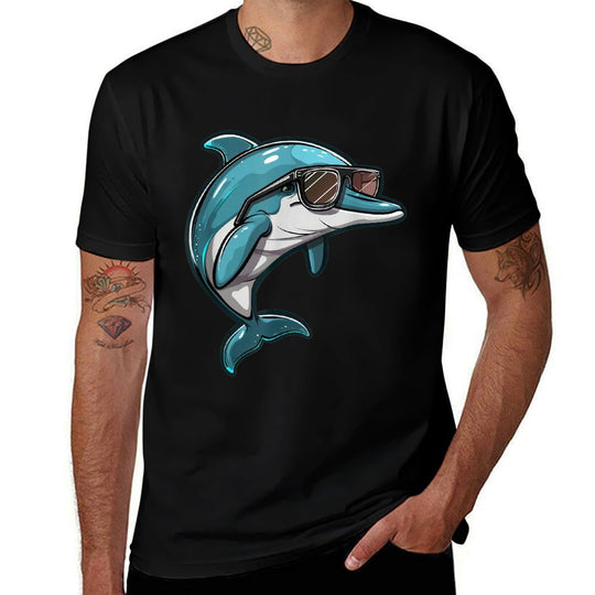 Dolphin Sunglasses  Wrinkle-resistant T-Shirt