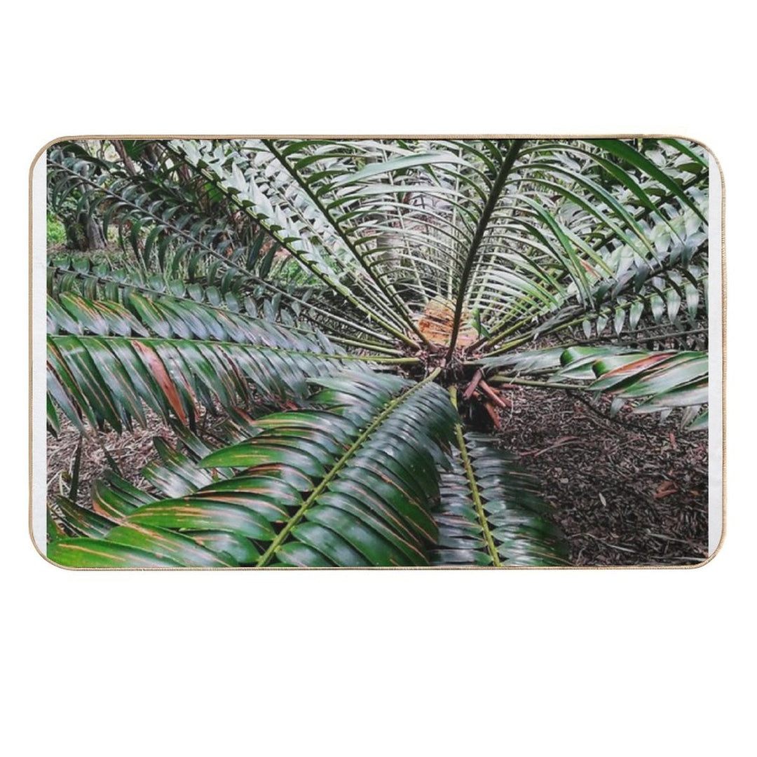 Cycad  Slip-Resistant Bath Mat