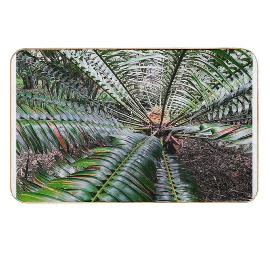 Cycad  Slip-Resistant Bath Mat