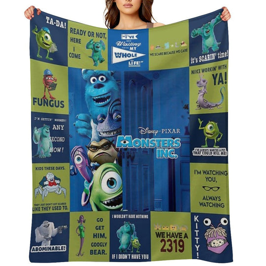 Vegetarian Travel-friendly Throw Blanket