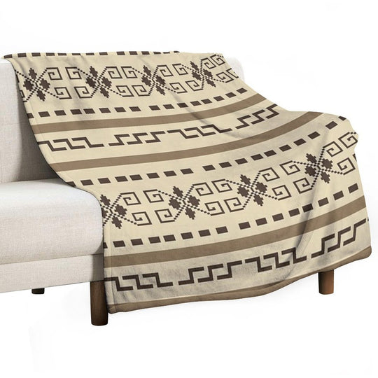The Dude's Cardigan Pattern - The Big Lebowski Machine-washable Throw Blanket