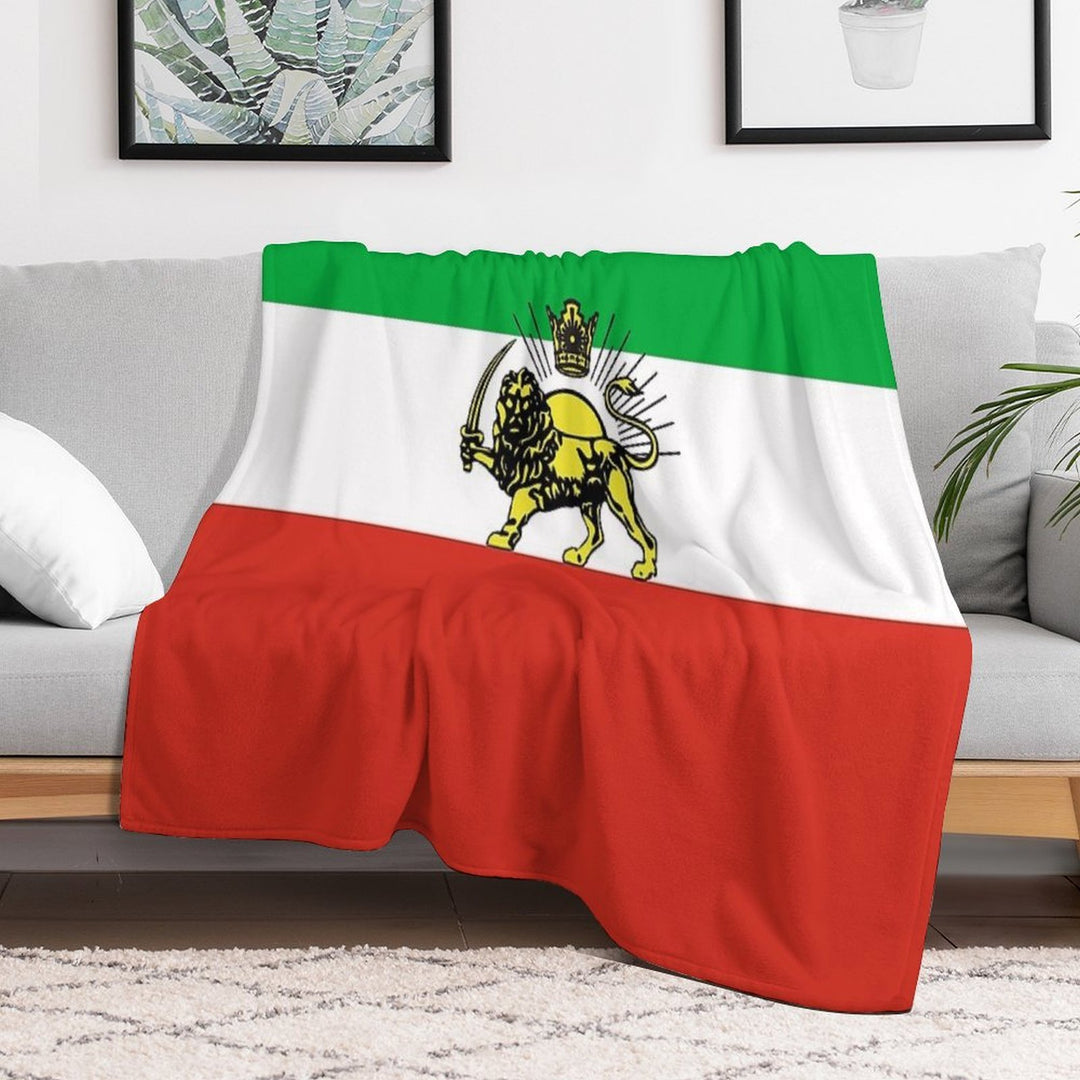 Flag of Persia  Iran (Pahlavi) Comfort Throw Blanket