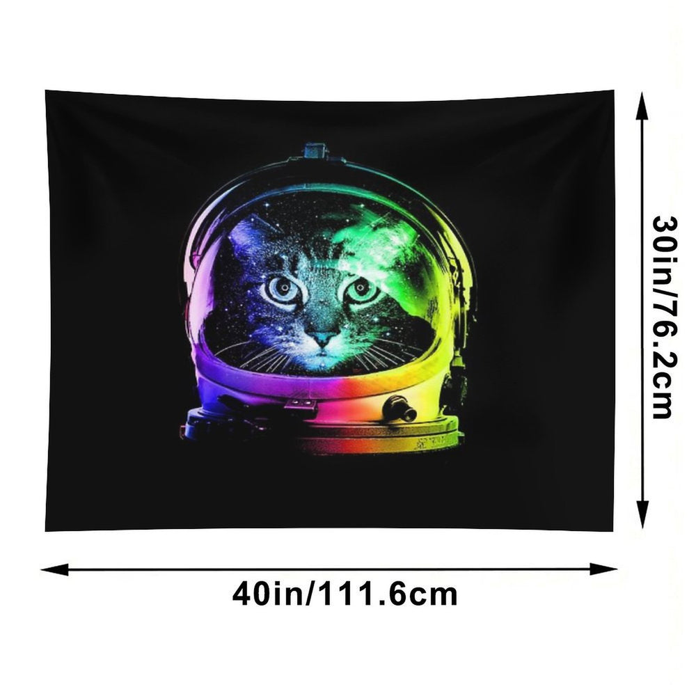 Astronaut Cat Tapestry