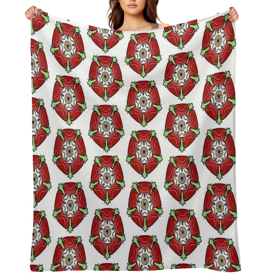 Tudor Rose Multi-functional Throw Blanket
