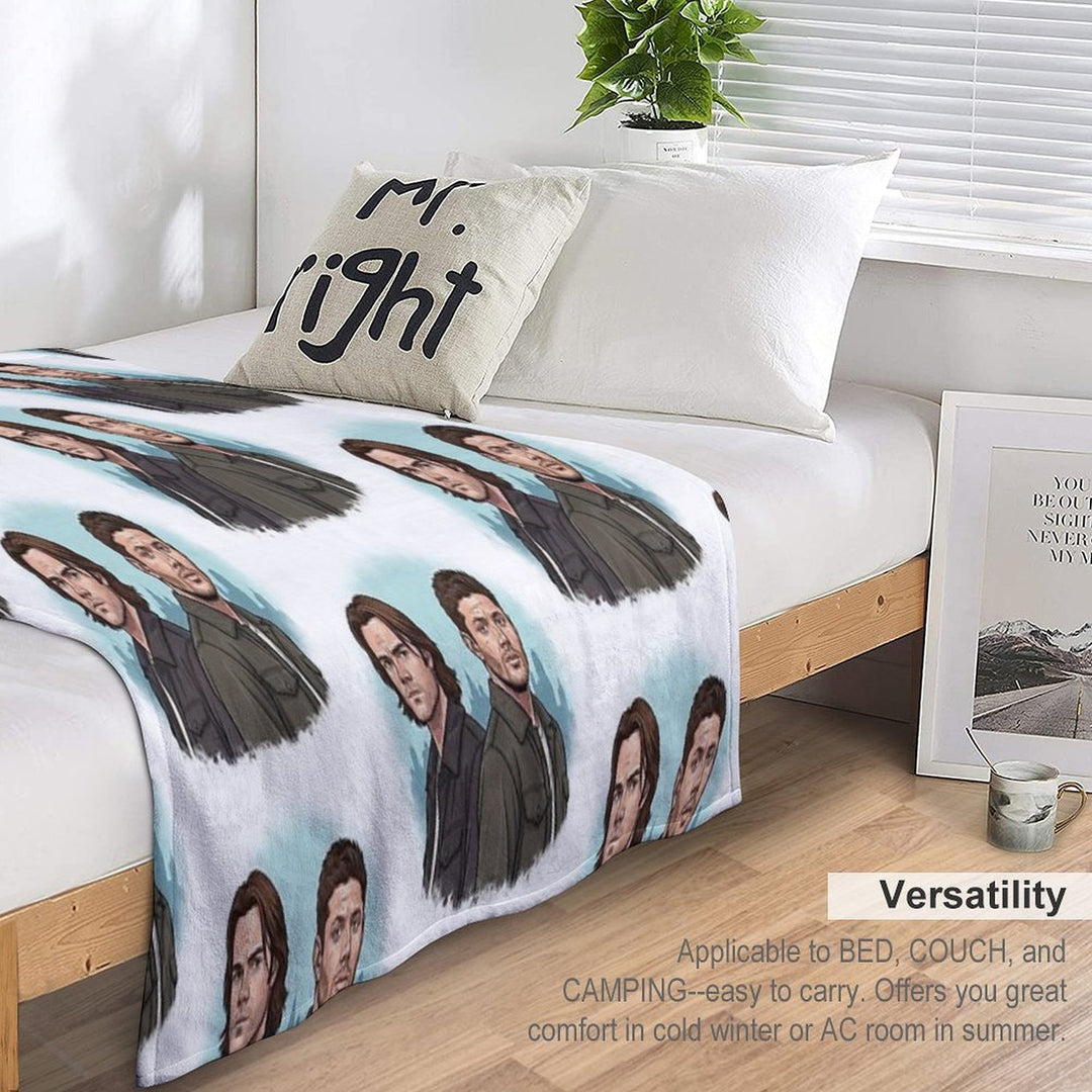 Supernatural - Brothers Sustainable Throw Blanket
