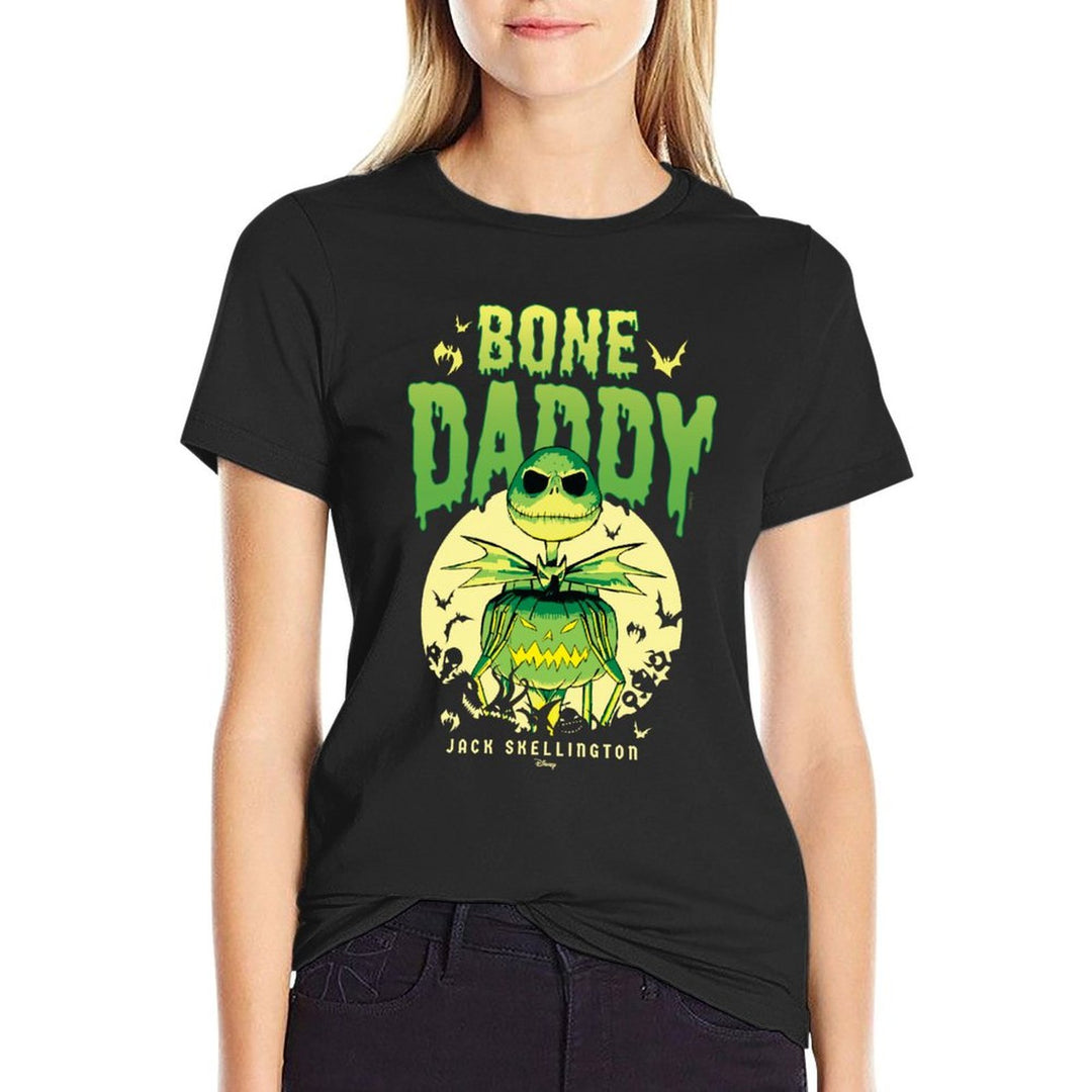 The Nightmare Before Christmas - Bone Daddy  Summer-ready Fabric T-Shirt