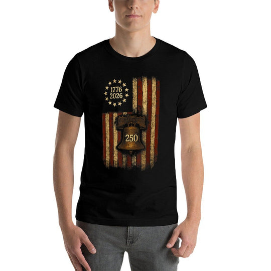Betsy Ross Liberty Bell July 4th 250th Birthday  Relaxed-fit T-Shirt