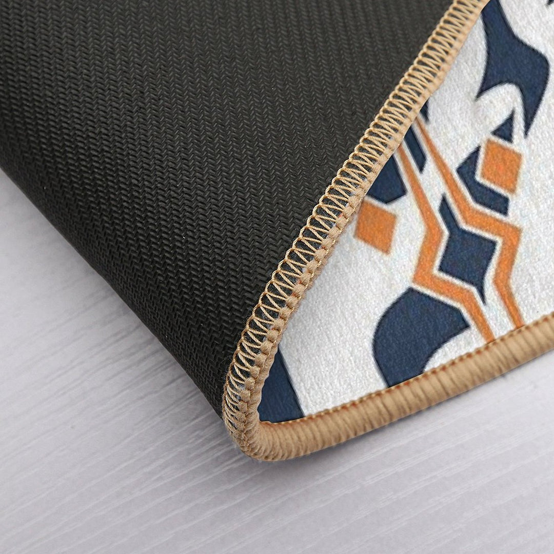 Ahsoka Tano Lekkus Pattern with Fulcrum Logo  Long-Lasting Bath Mat