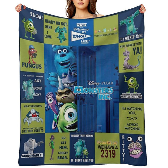 Vegetarian Travel-friendly Throw Blanket