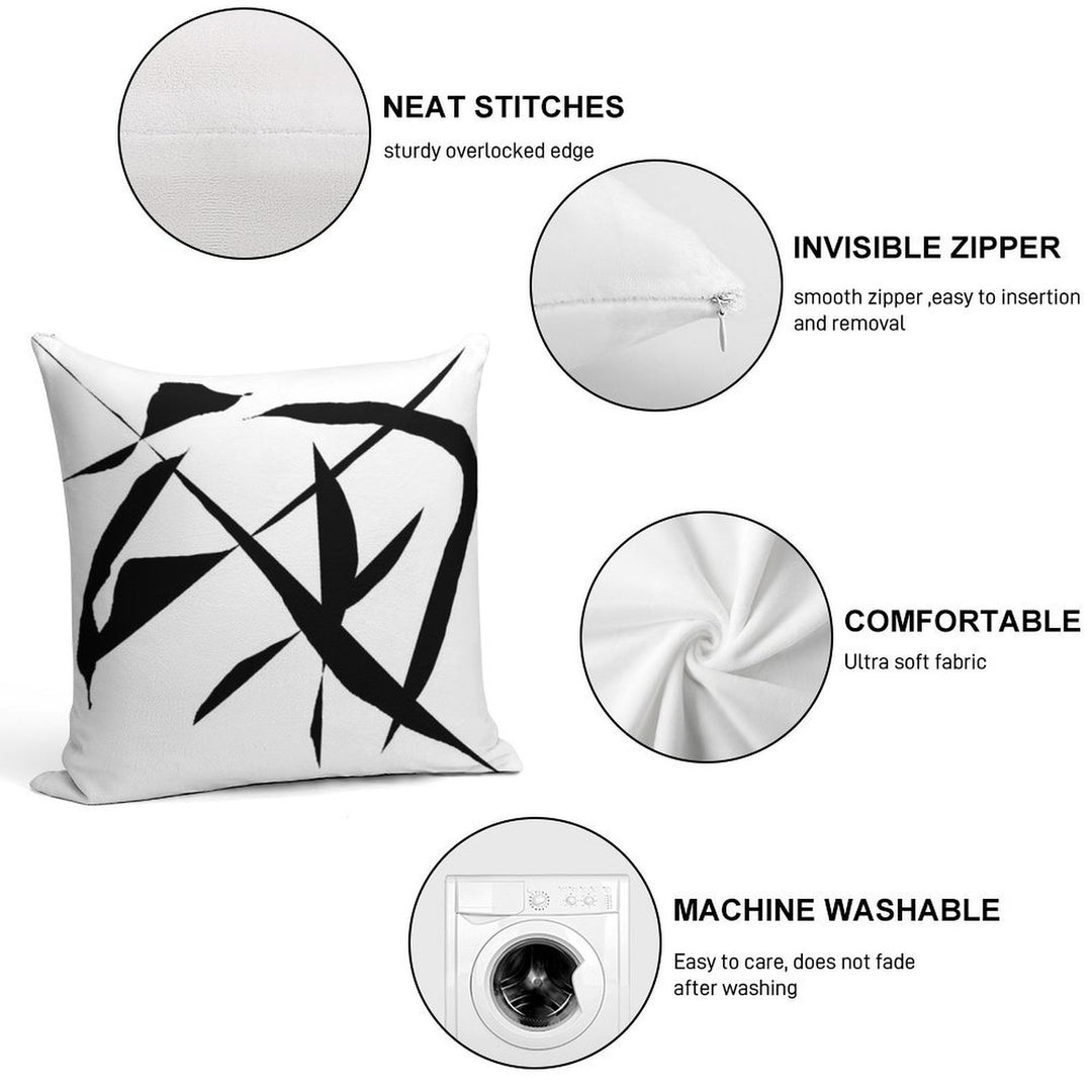 Abstract Soft Gift Ready Throw Pillow