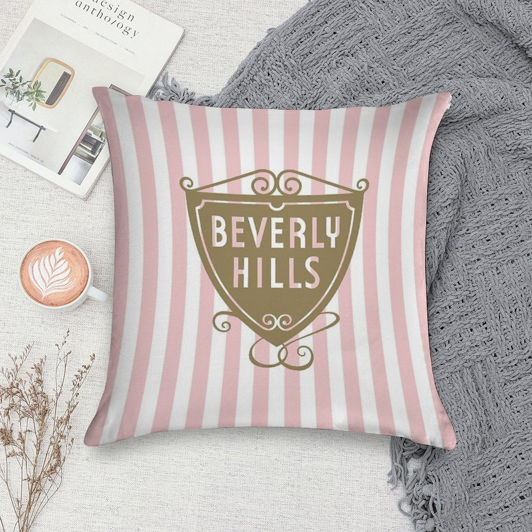 Beverly Hills Shield Soft Durable Construction Throw Pillow