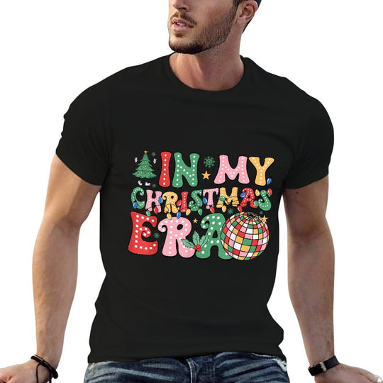 In My Christmas Era Family Matching Merry Christmas 2024  Cotton T-Shirt