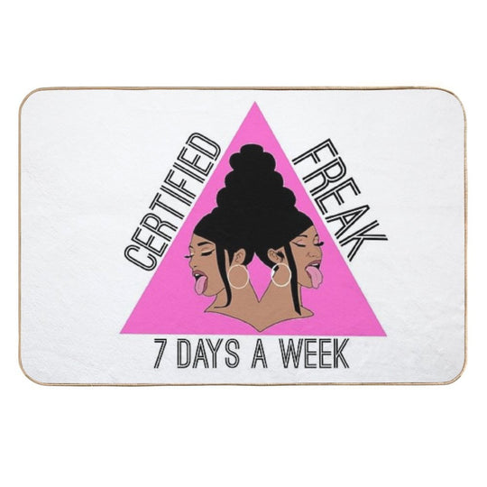 Certified Freak 7 Days A Week WAP Cardi & Megan  Anti-Trip Bath Mat