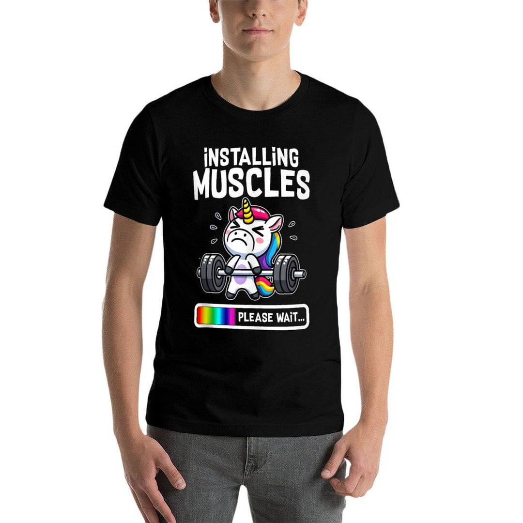 Funny Cute Unicorn Workout Gym Fitness Weightlifting Gift  Affordable Price T-Shirt