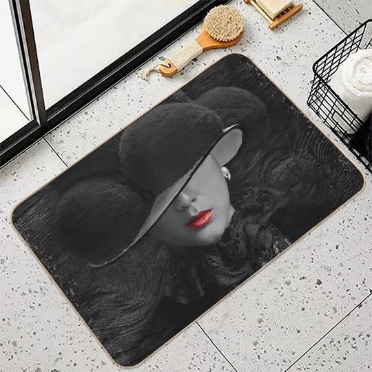 Black Forest Lady Mystic 5.0  Pet-Safe Bath Mat